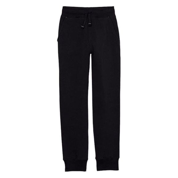 2 Boys Sweatpants XS 4-5 Years Black Fleece Jogger - Picture 2 of 16